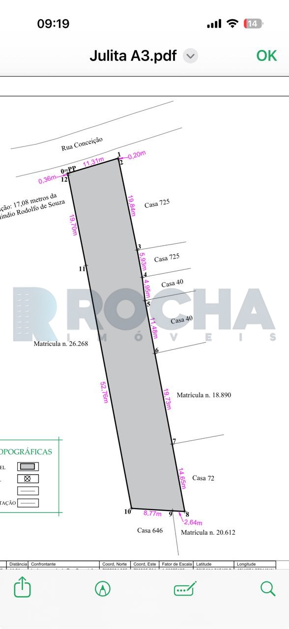 Terreno para Venda no bairro São João em Itajaí