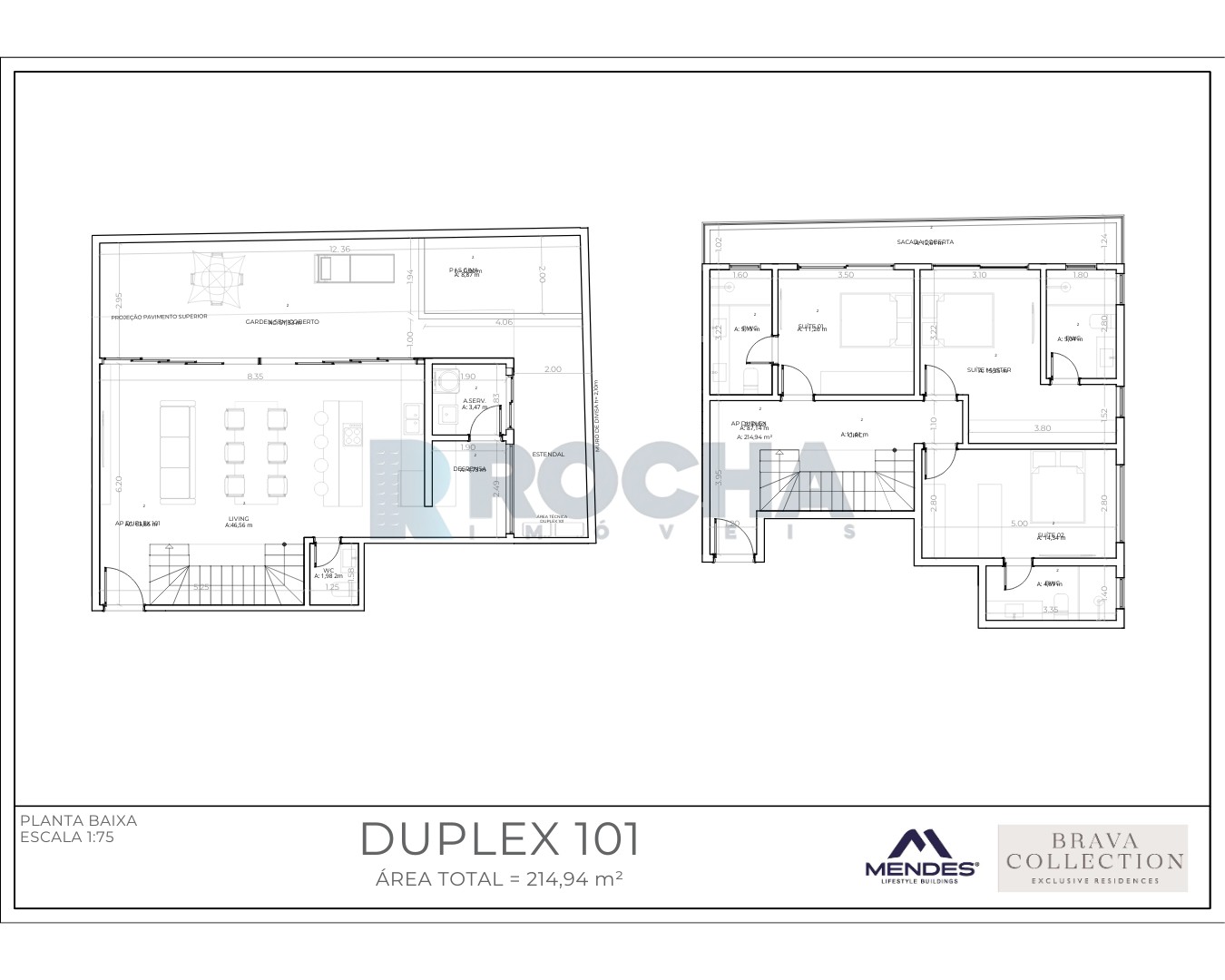Apartamento na planta  DUPLEX GARDEN BRAVA COLLECTION Exclusive Residence