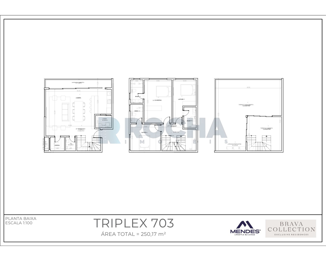 TRIPLEX na planta BRAVA COLLECCTION Exclusive Residences