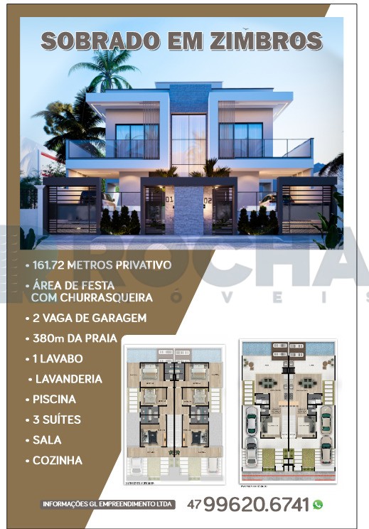 Casa 3 suítes para Venda no bairro zimbros em Bombinhas